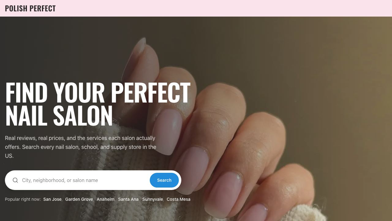 Polish Perfect 网站截图