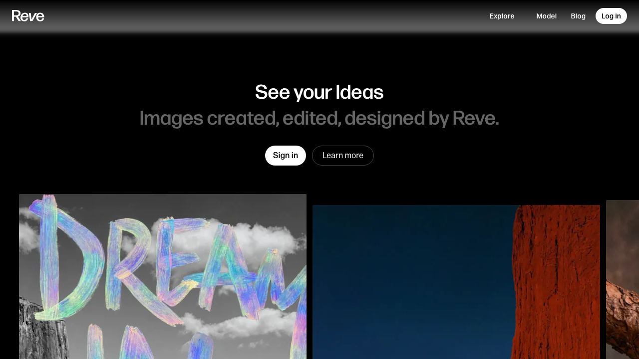 Reve Image 网站截图