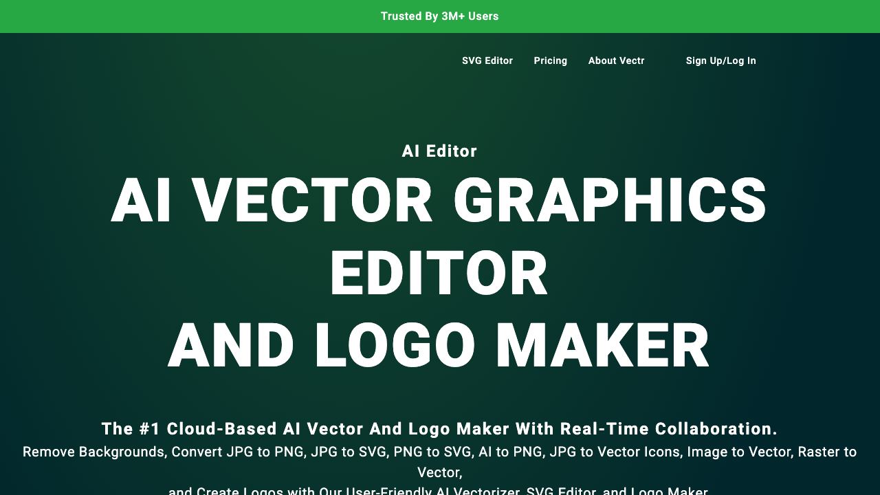 Vectr website screenshot