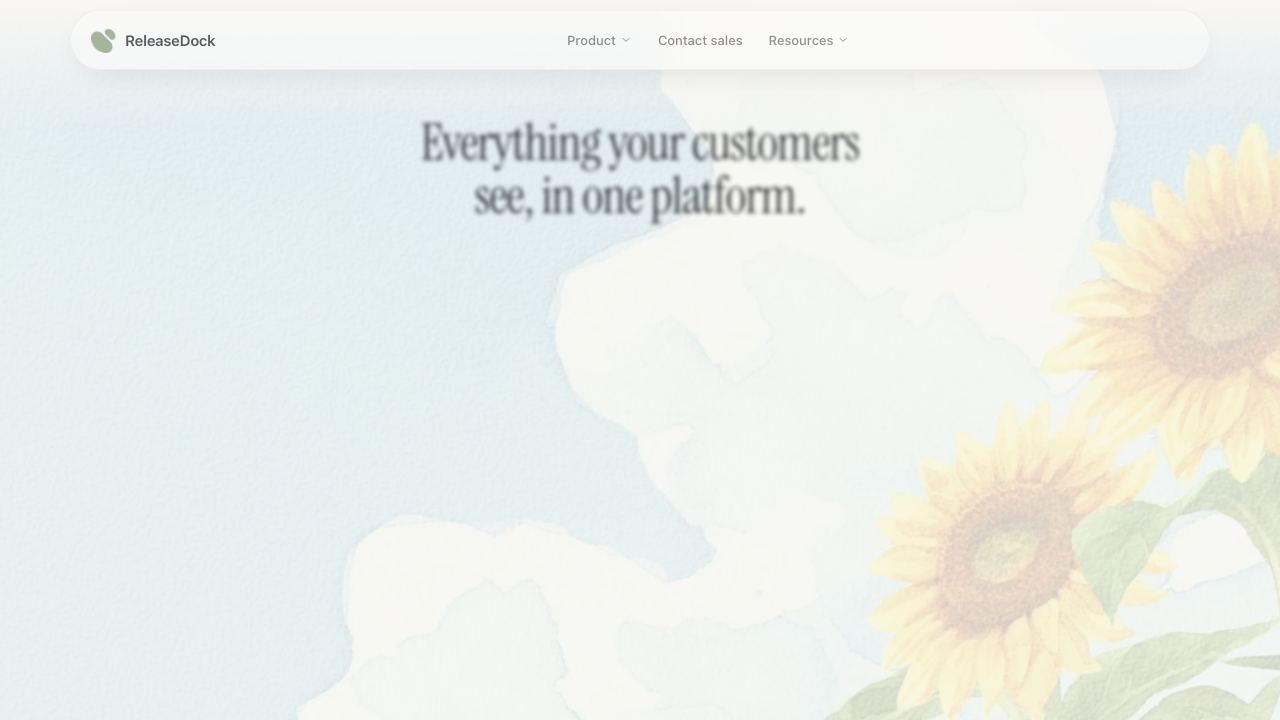 ReleaseDock website screenshot