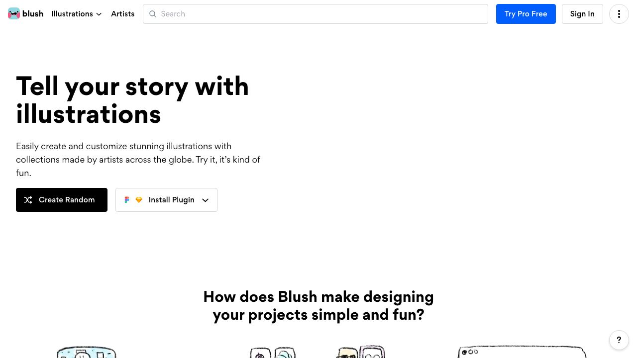 Blush design 网站截图