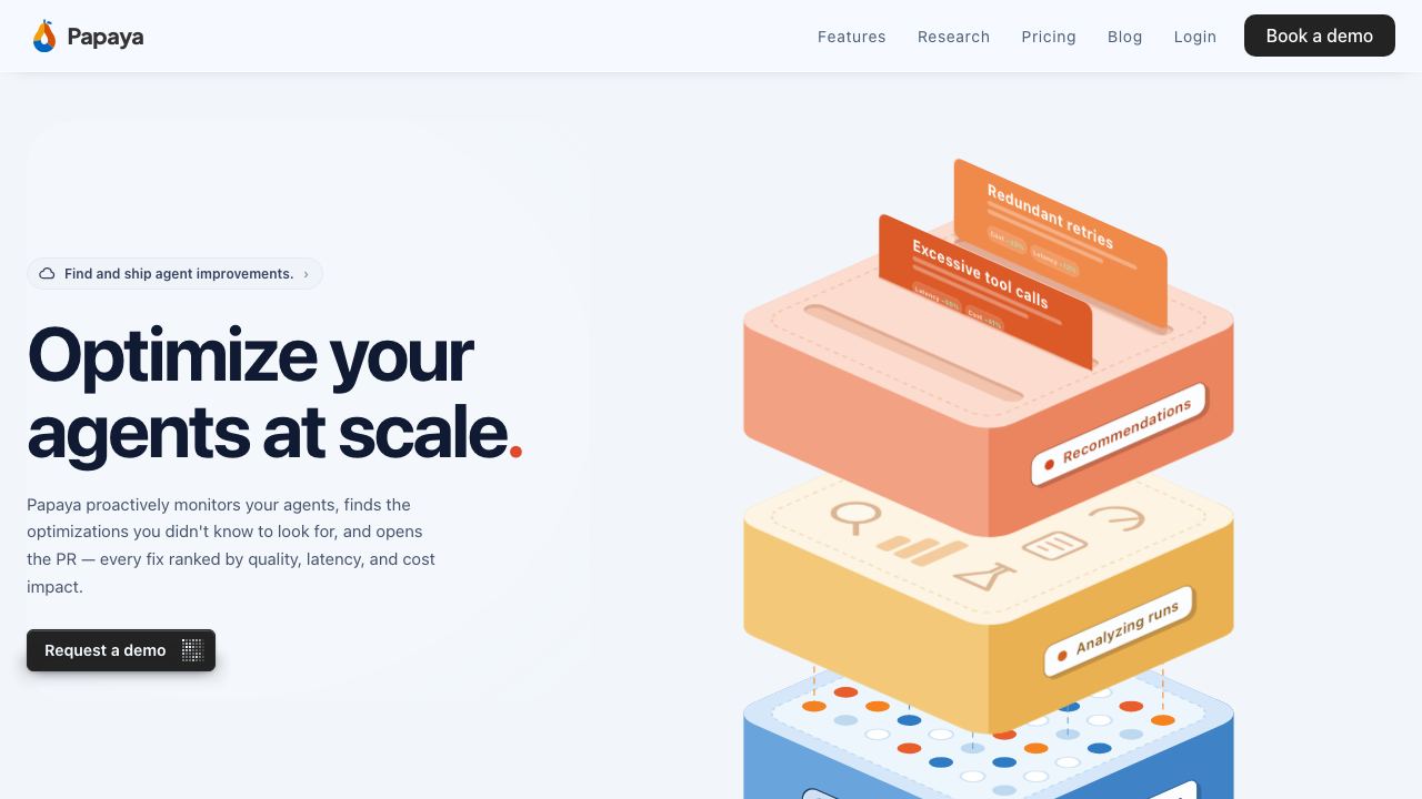 Papaya website screenshot