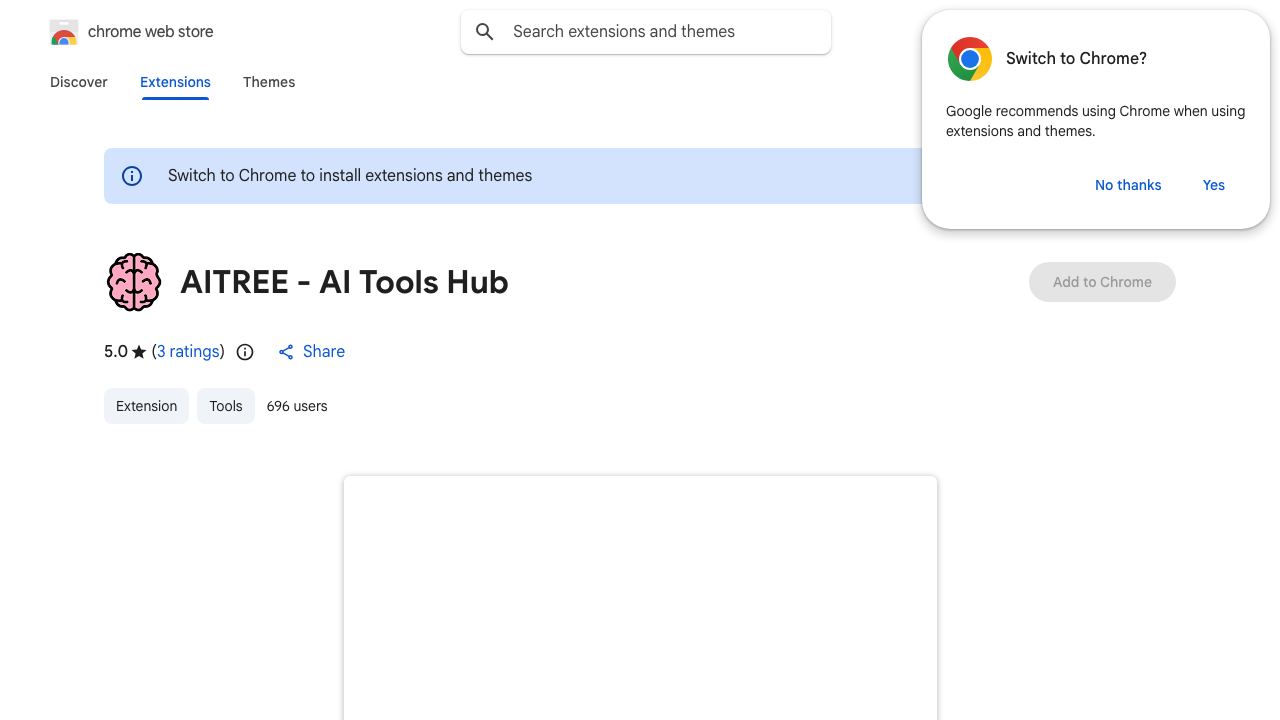 AI tree 网站截图