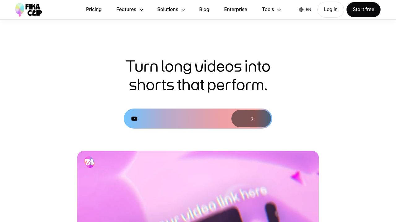 fikaclip website screenshot
