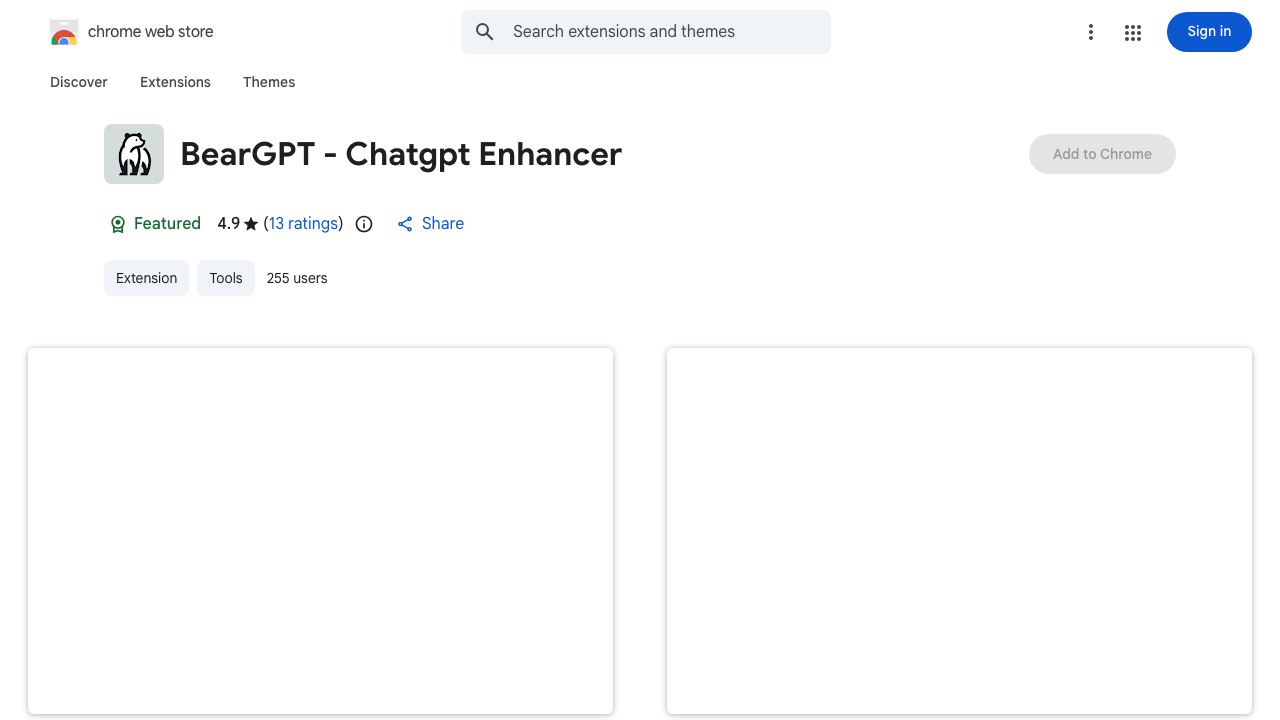 BearGPT - Chatgpt Enhancer 网站截图