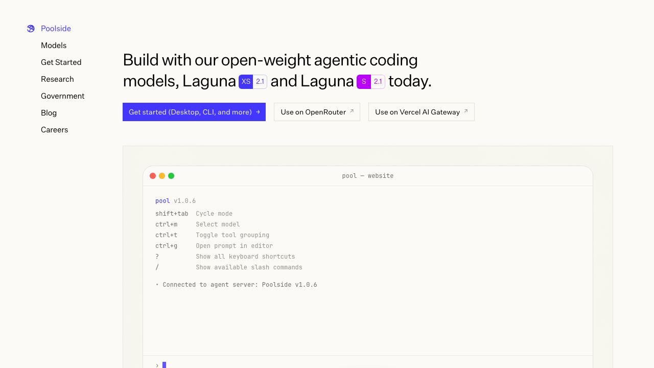 Laguna by Poolside website screenshot