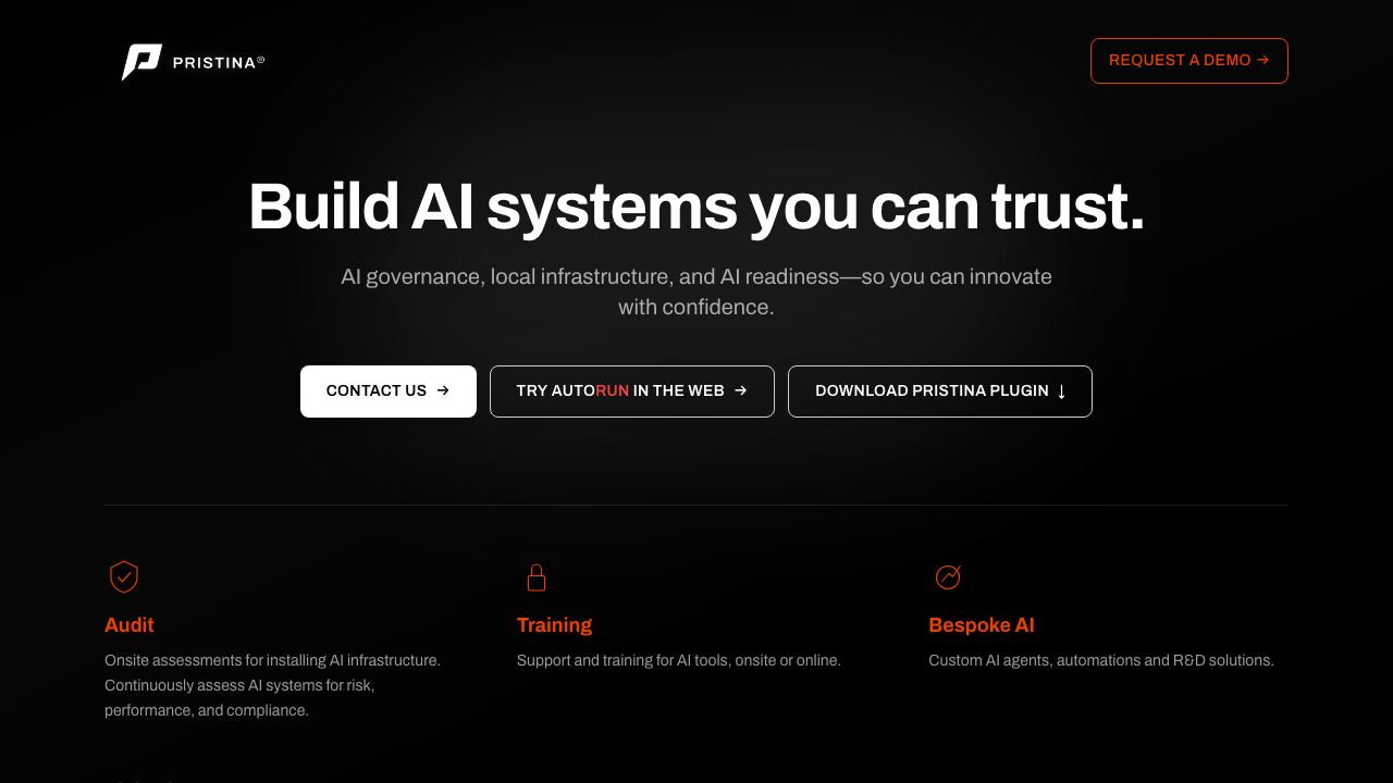 Pristina.ai - Render Realism Fast website screenshot