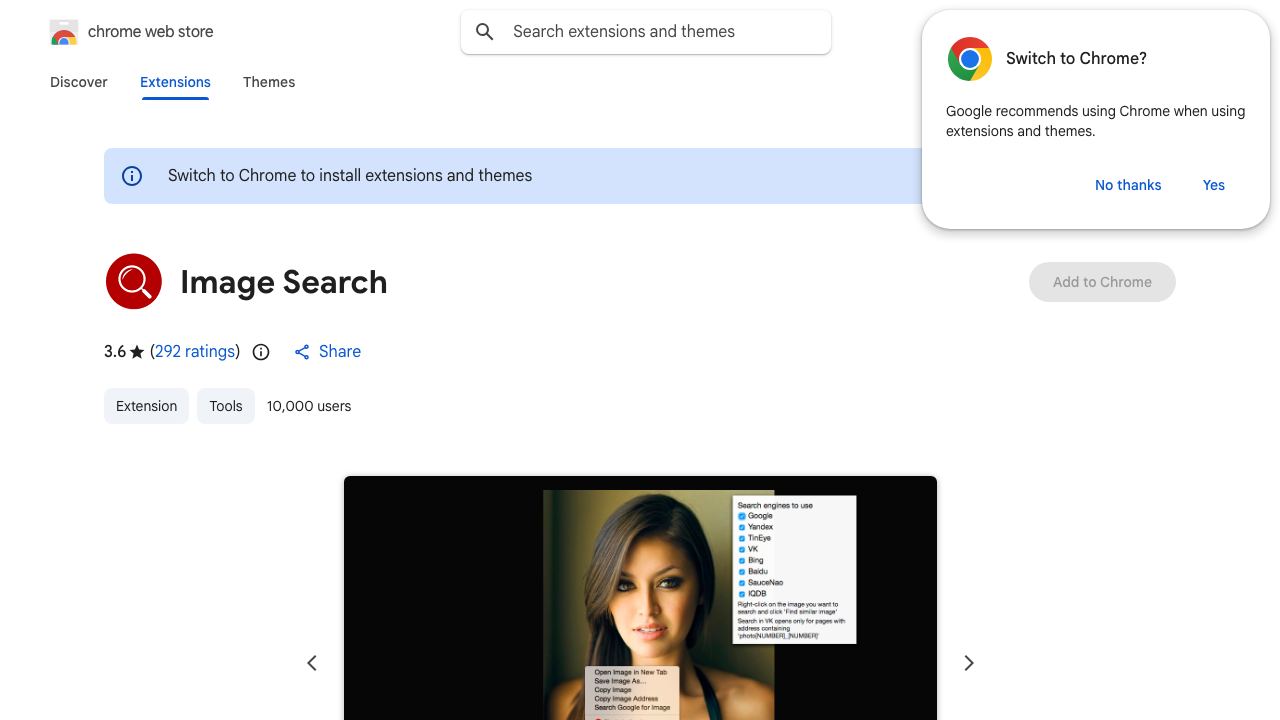 Image Search 网站截图