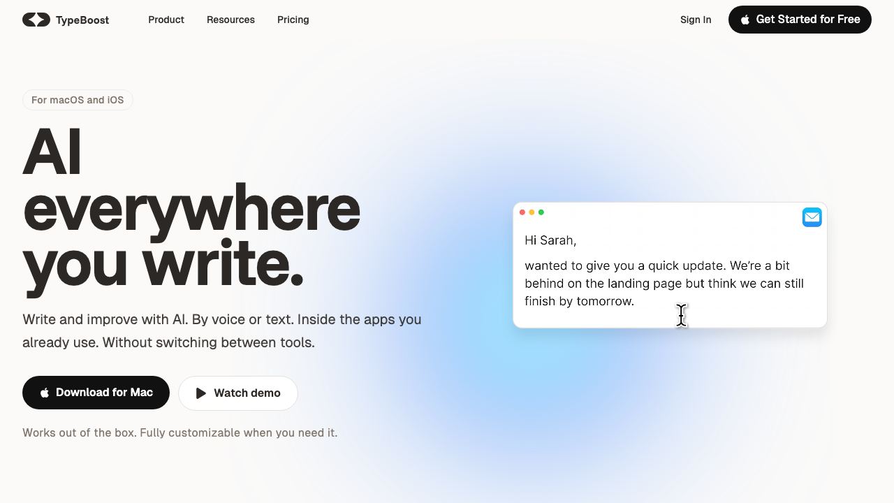 TypeBoost 网站截图