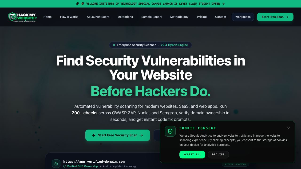 Hack My Website 网站截图