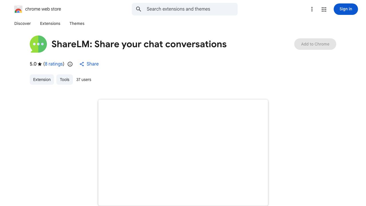 ShareLM: Share your chat conversations 网站截图