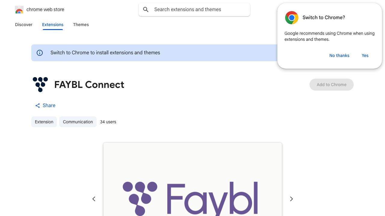 YBL Connect 网站截图