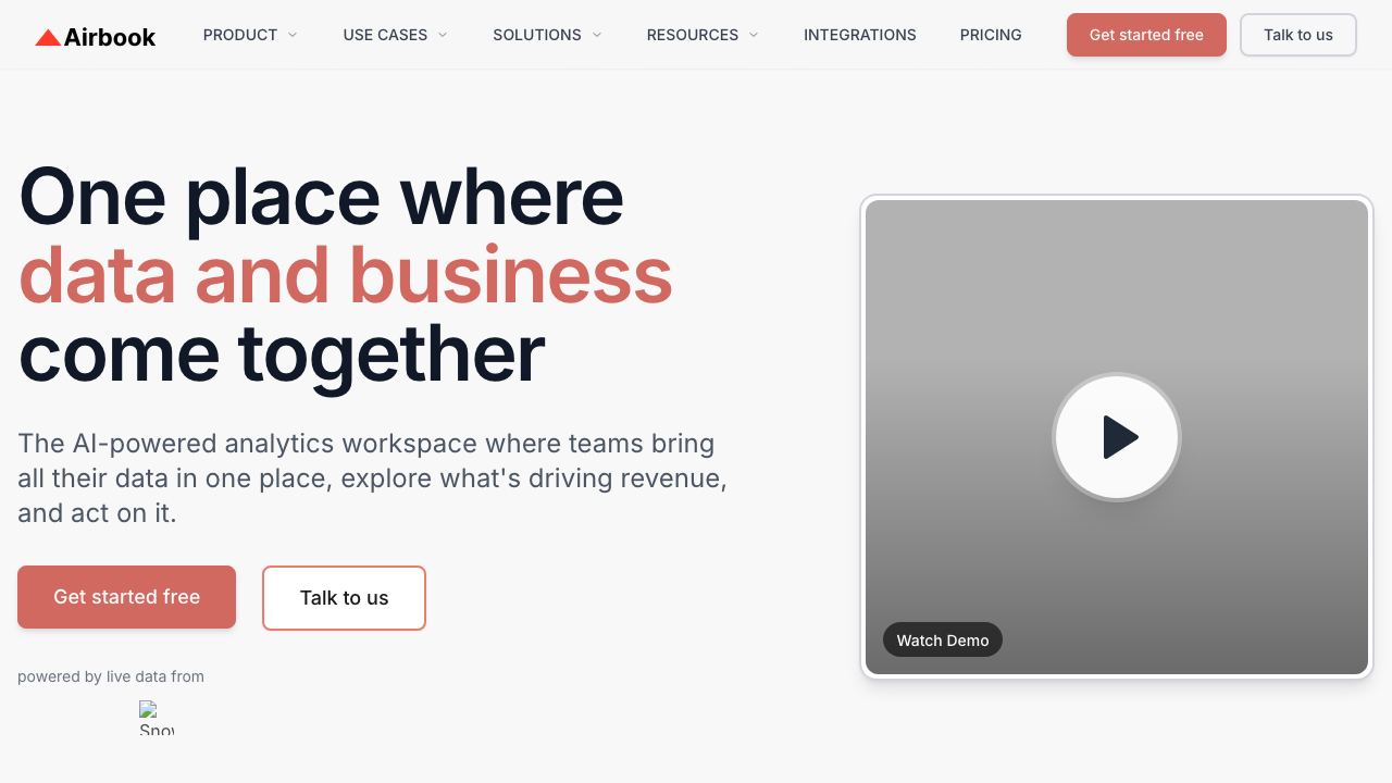 Airbook website screenshot
