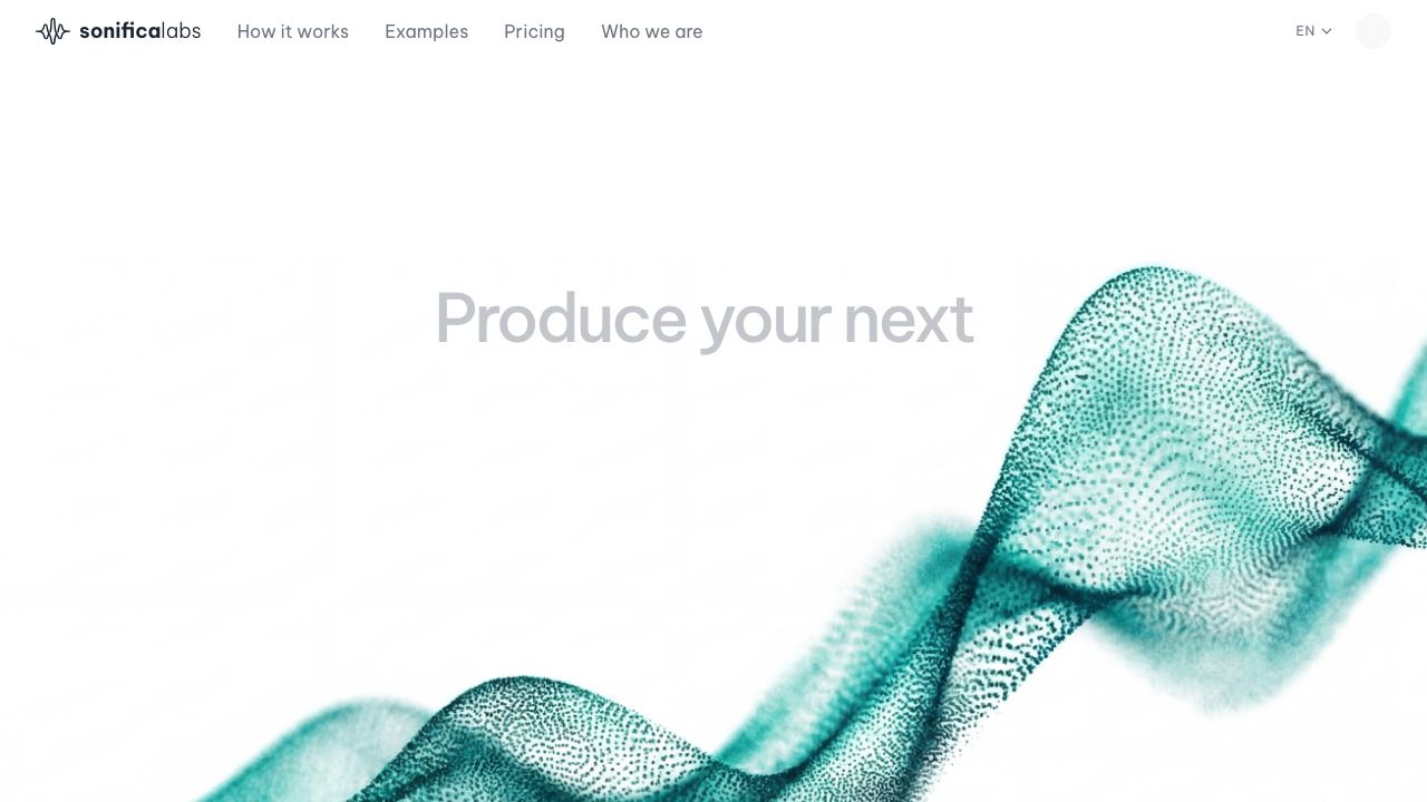 SonificaLabs website screenshot