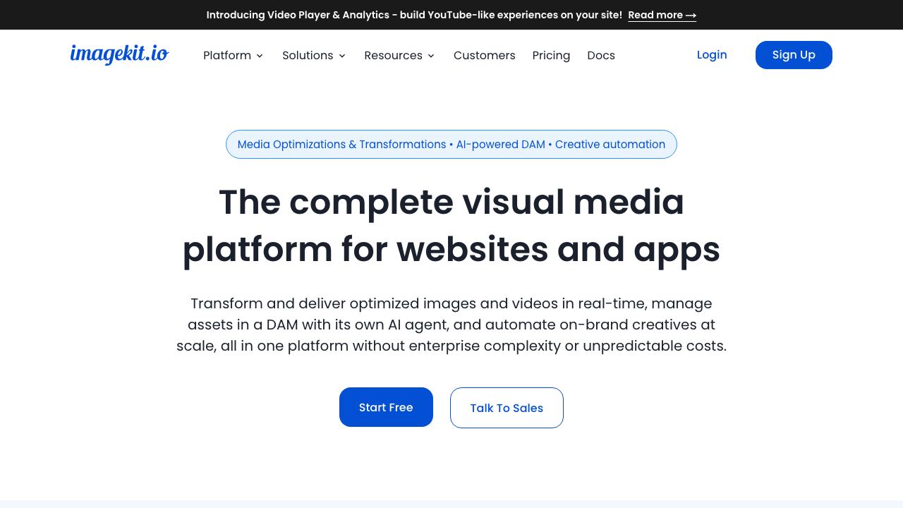 ImageKit 网站截图