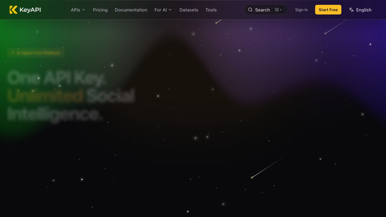 KeyAPI website screenshot