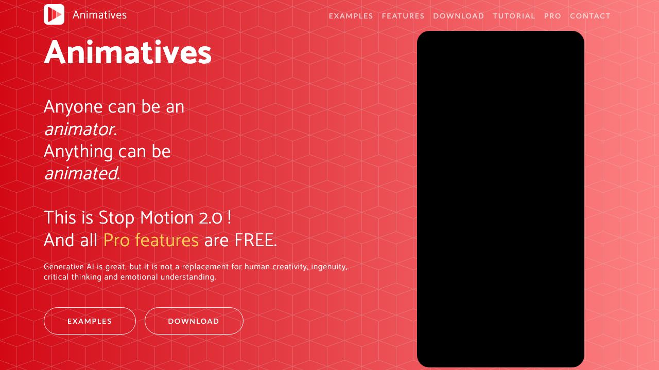 Animatives 网站截图