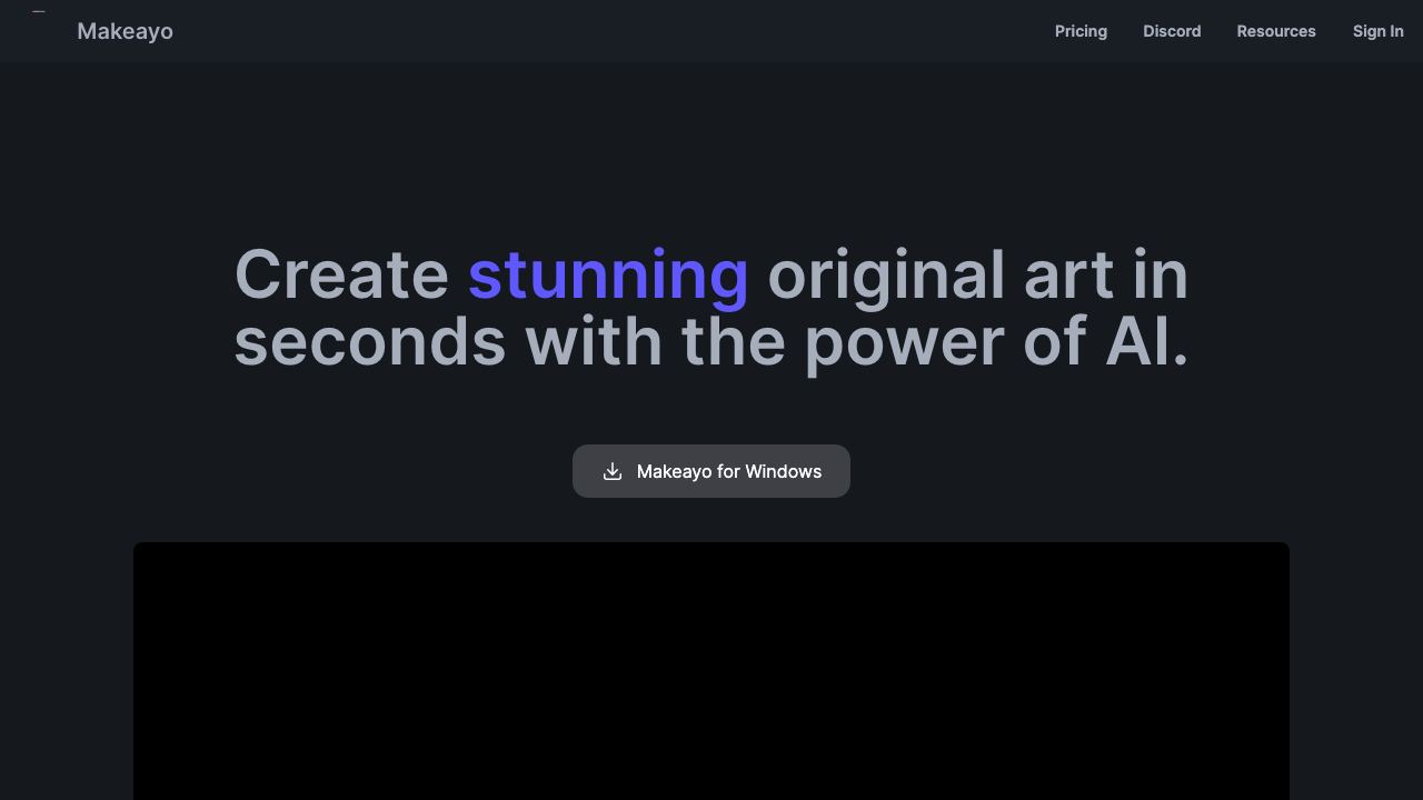Makeayo website screenshot