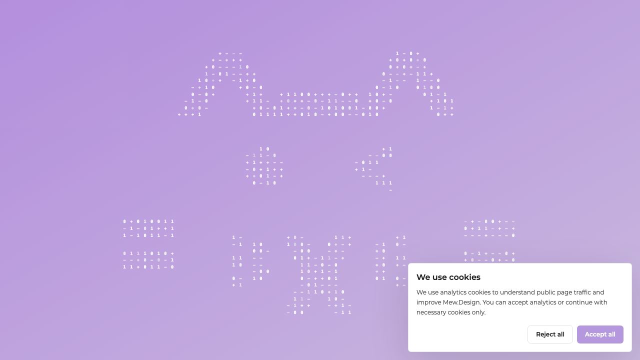 Mew Design 网站截图