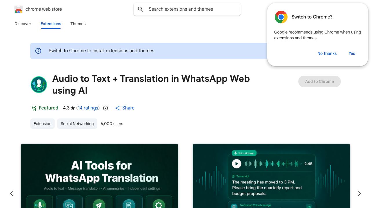 Auto WhatsApp Translator - WhatsApp AI Translator 网站截图