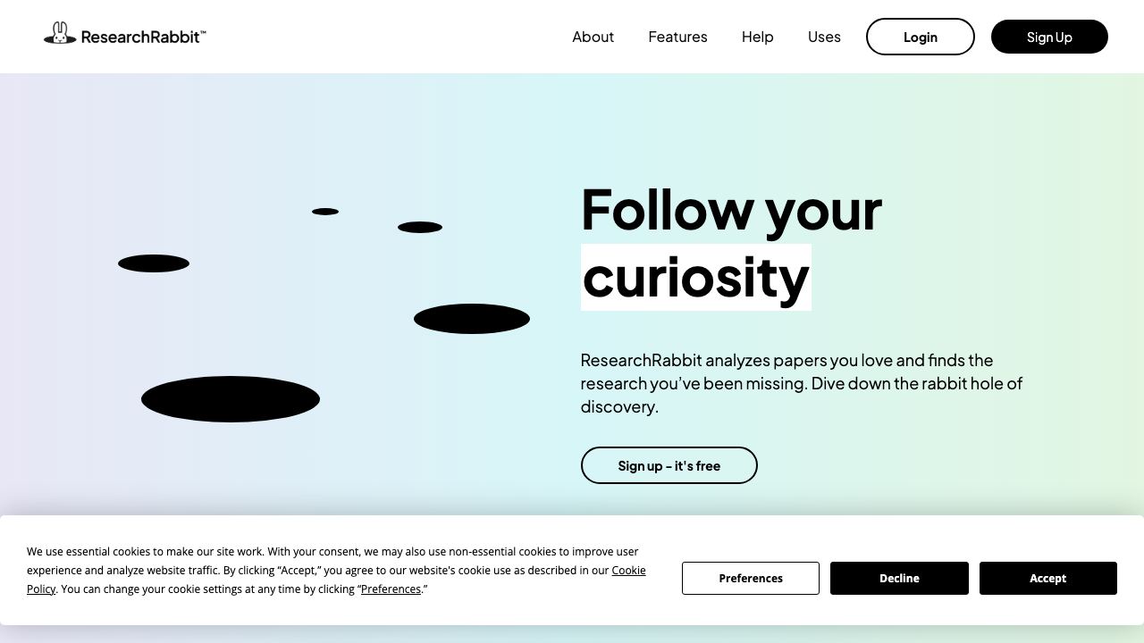 ResearchRabbit website screenshot