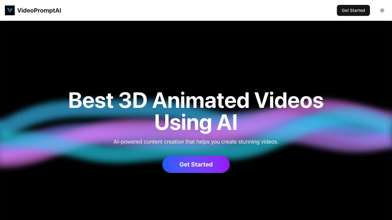 Video Prompt AI 网站截图