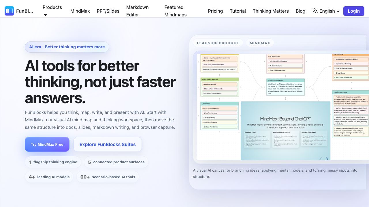 FunBlocks AI 网站截图