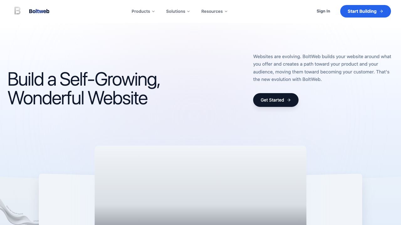 Boltweb 网站截图