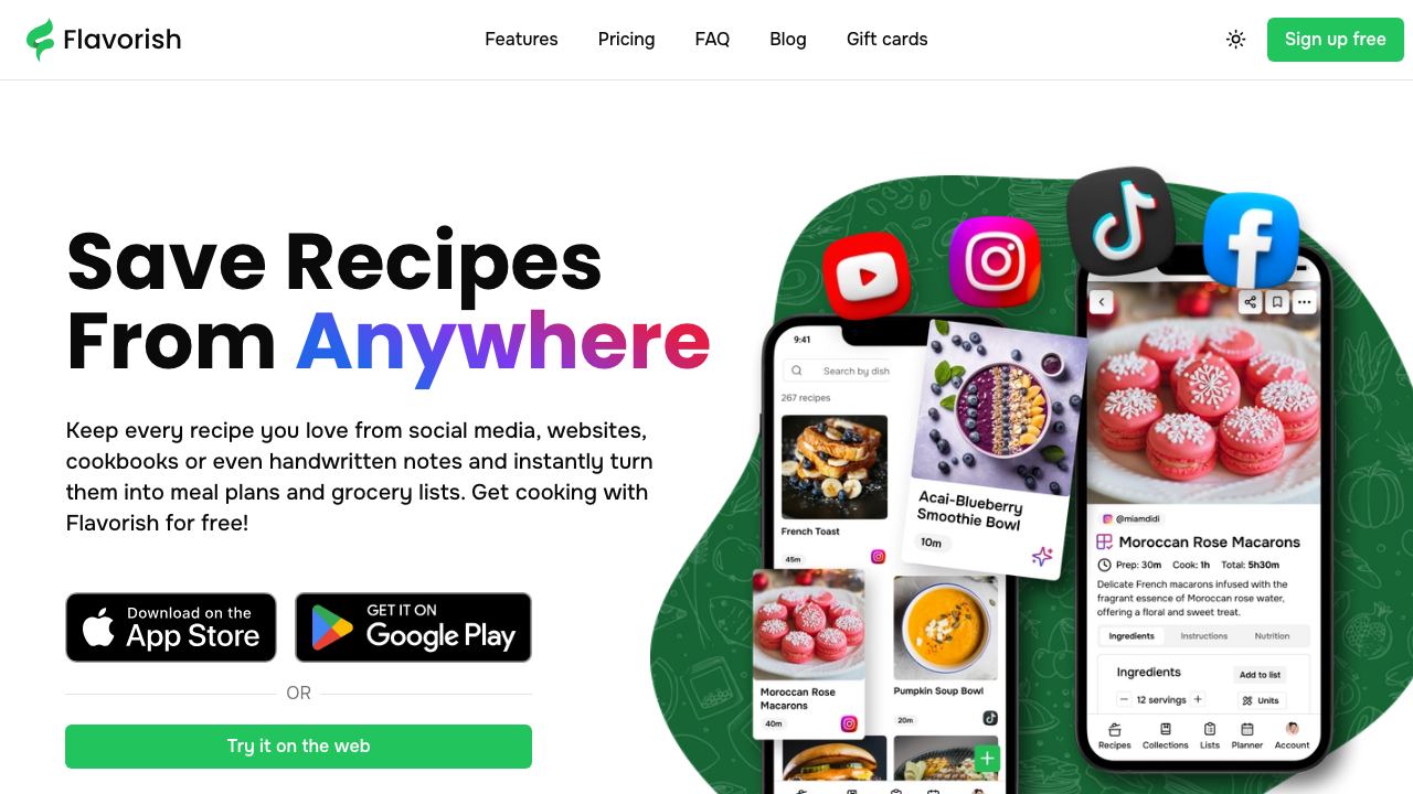 Flavorish 网站截图