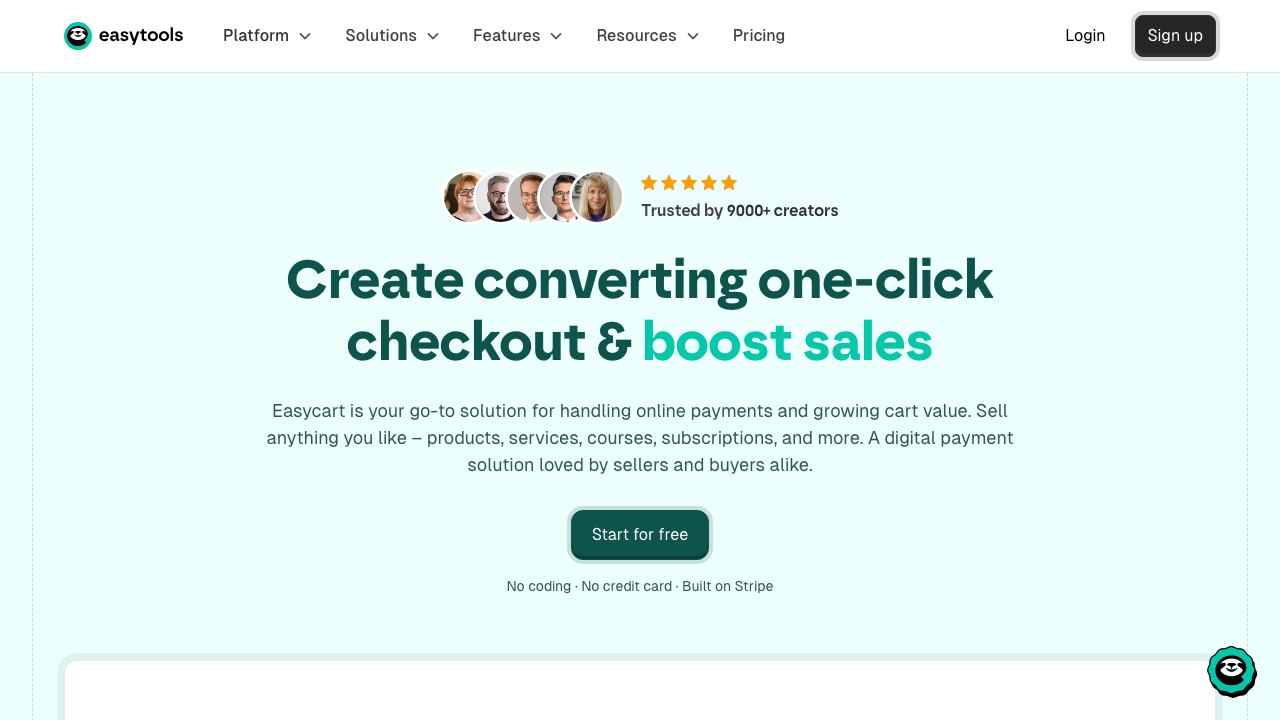 Easycart 网站截图