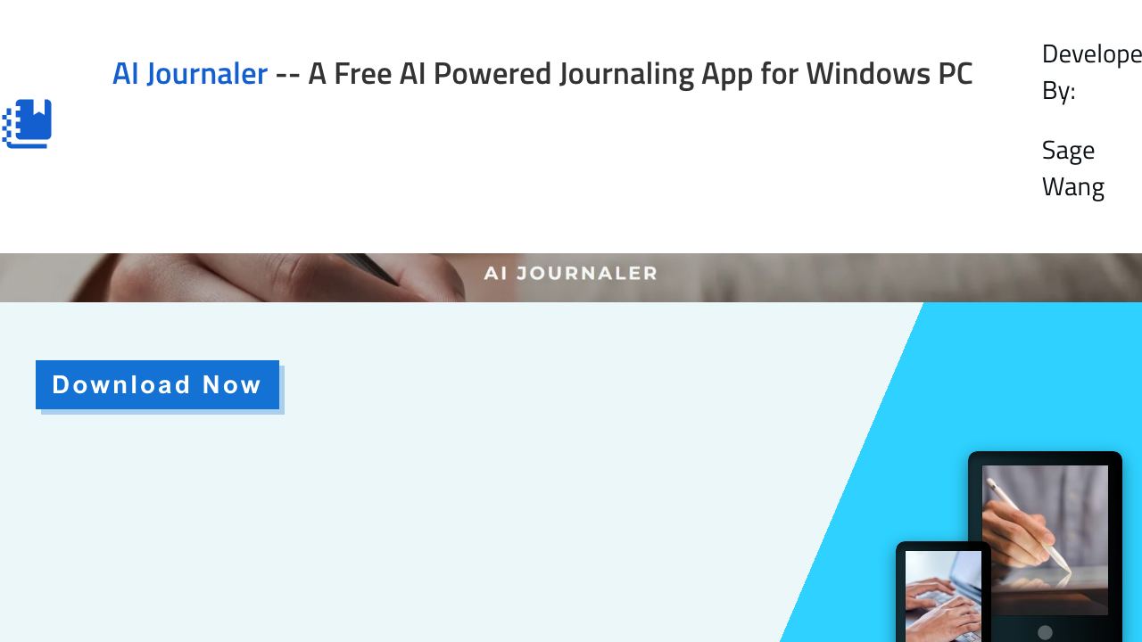 AI Journaler 网站截图