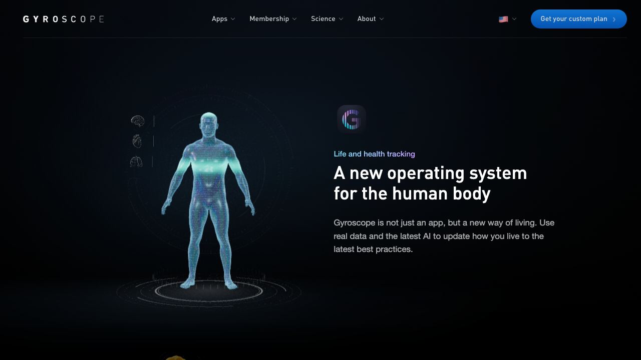 Gyroscope website screenshot