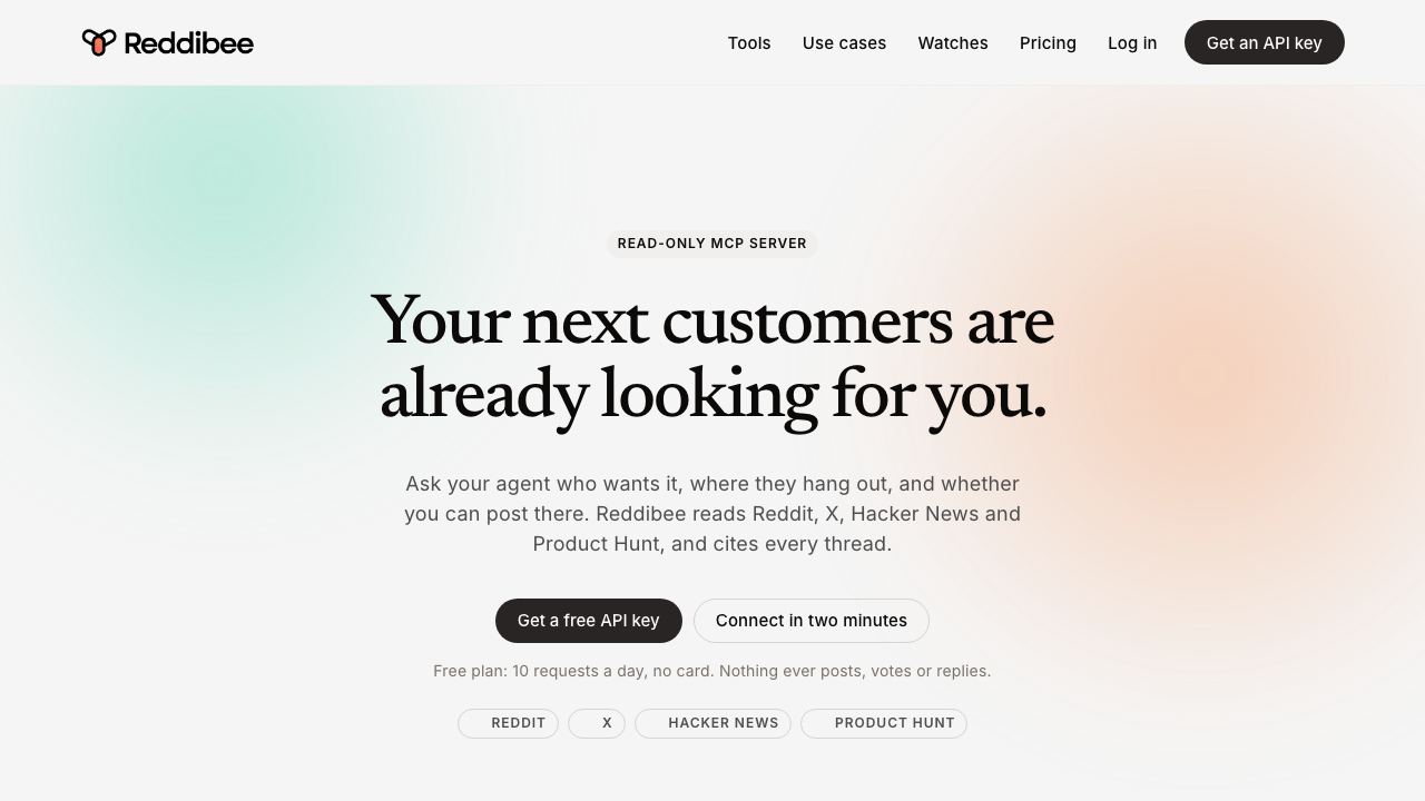 Reddibee website screenshot