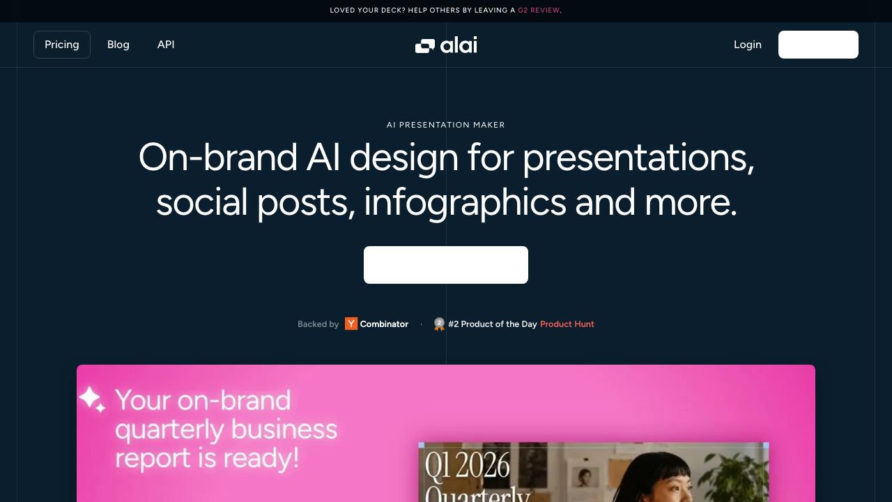Alai 网站截图