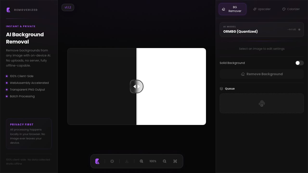 removerized website screenshot
