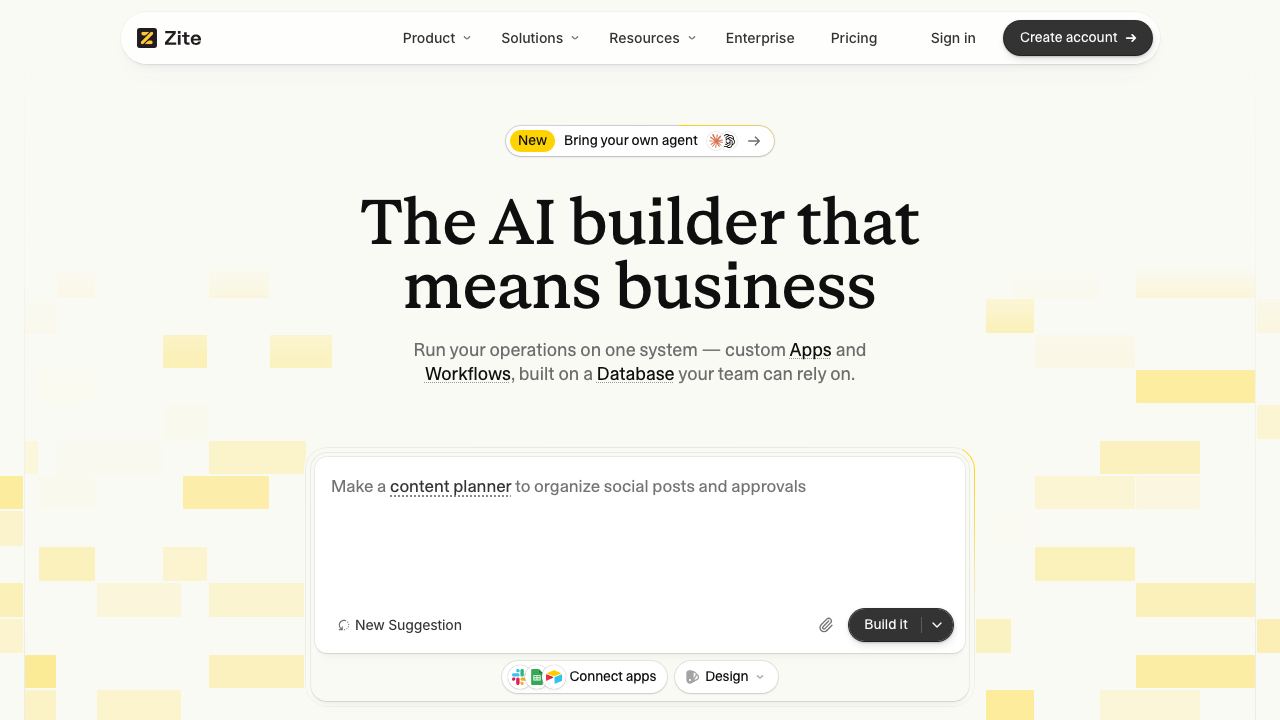 Zite website screenshot