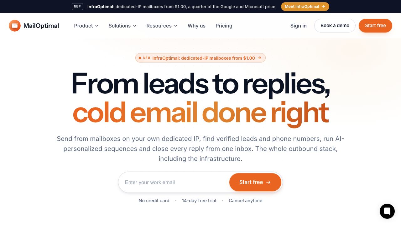 MailOptimal 网站截图