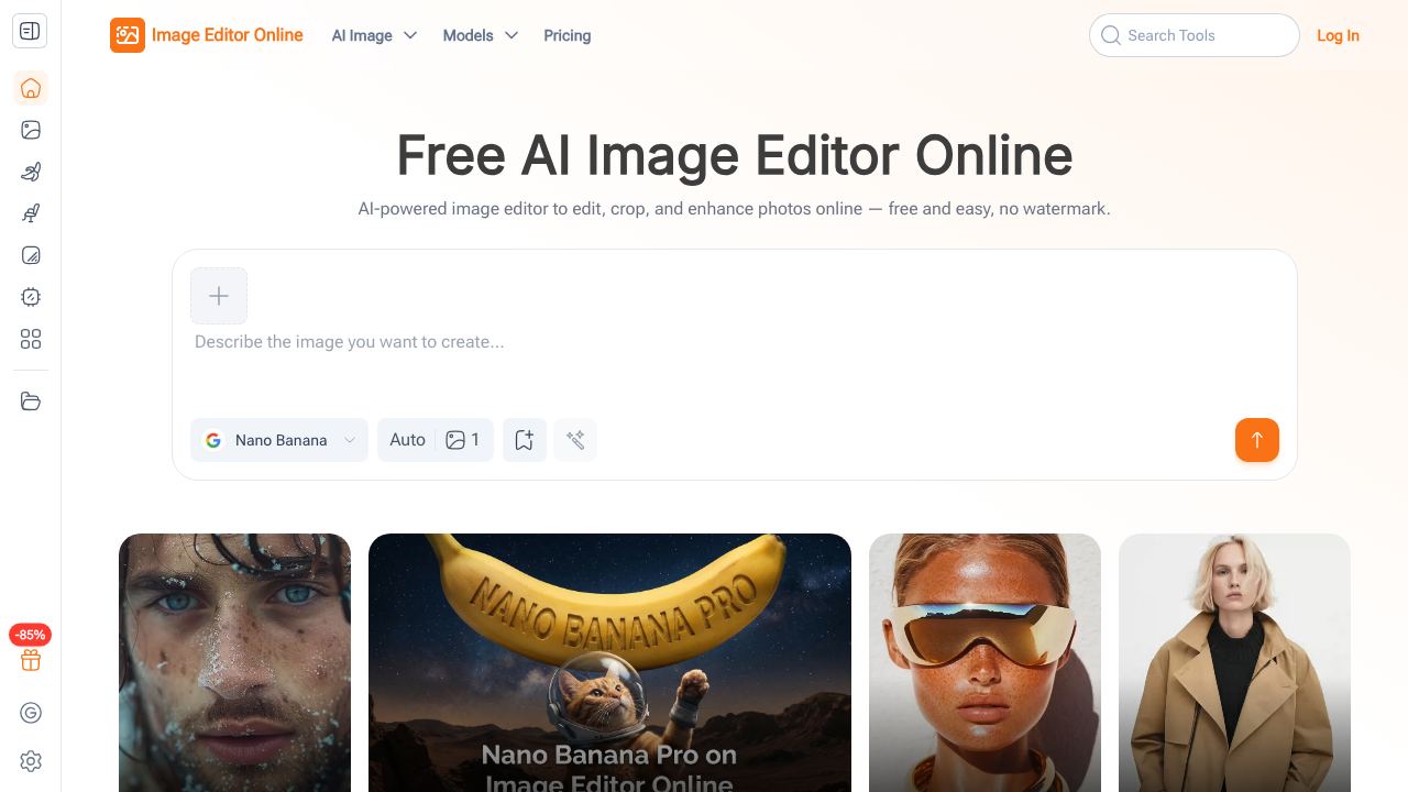 Image Editor 网站截图