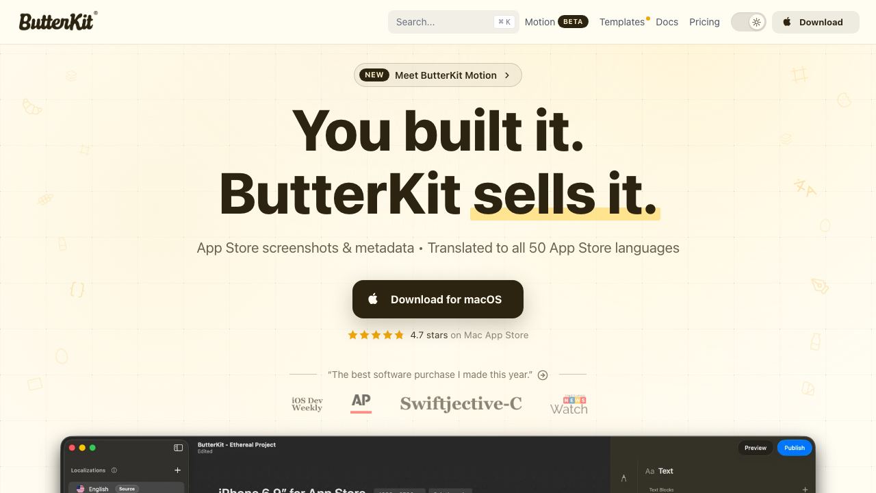 ButterKit 网站截图