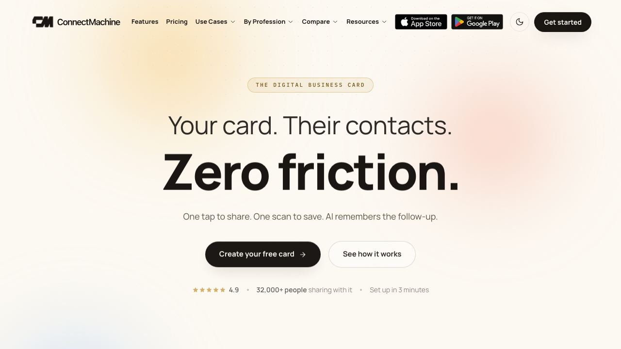 ConnectMachine 网站截图