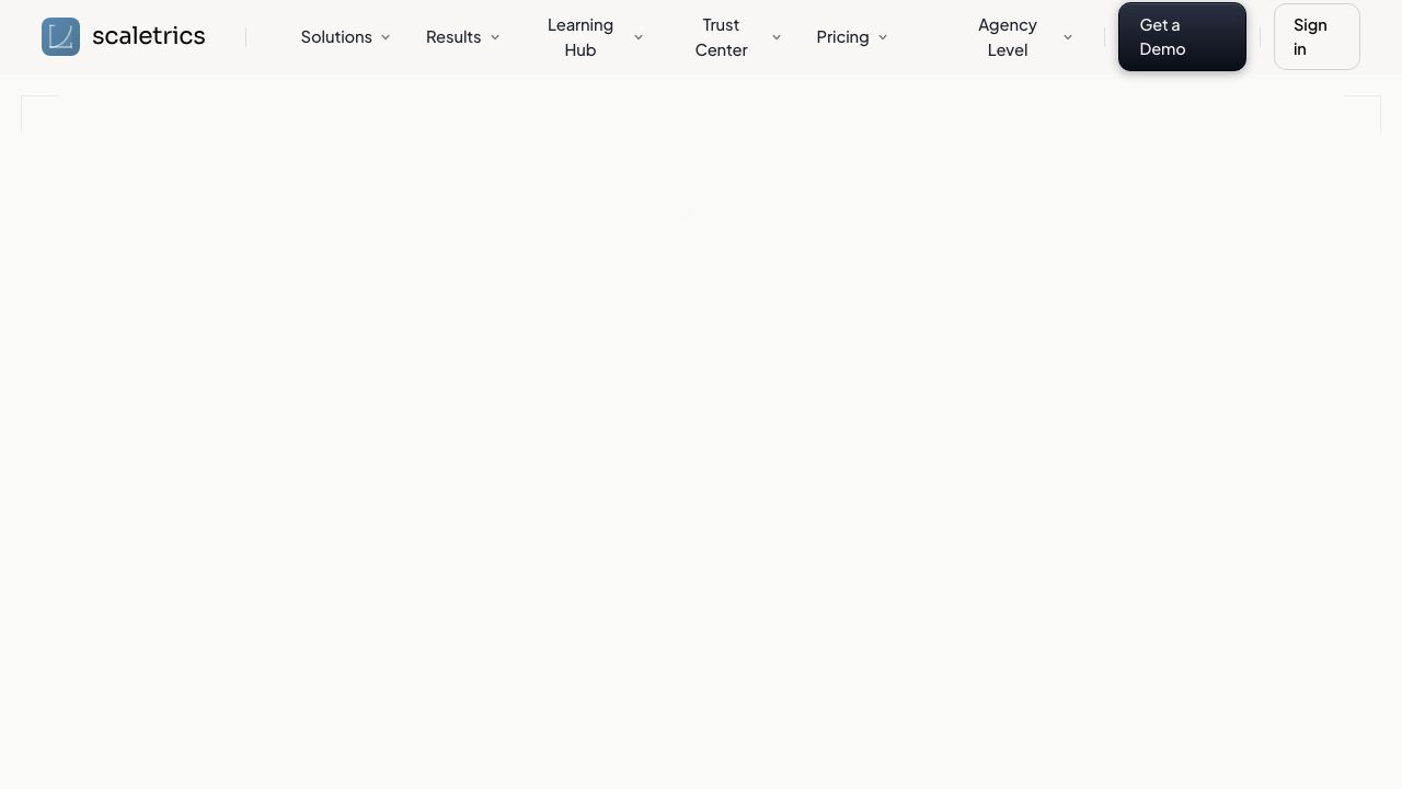 Scaletrics 网站截图