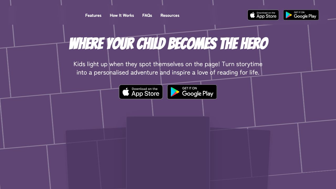 Magic Bookshelf - AI Stories 网站截图