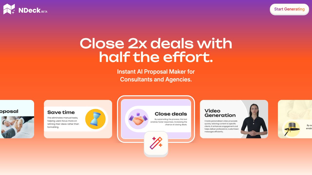 NDeck.io 网站截图