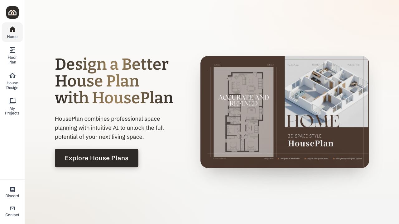 HousePlan 网站截图