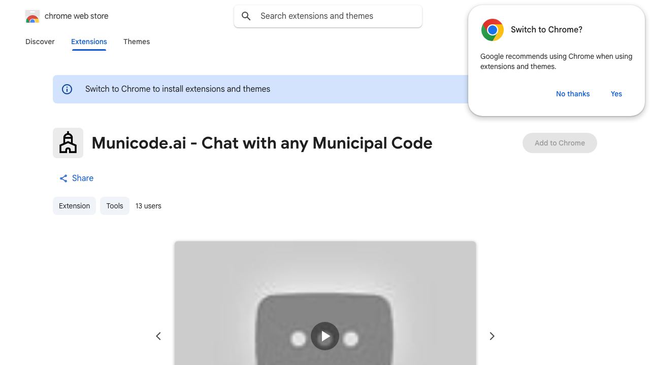 Municode.ai - Chat with any Municipal Code 网站截图