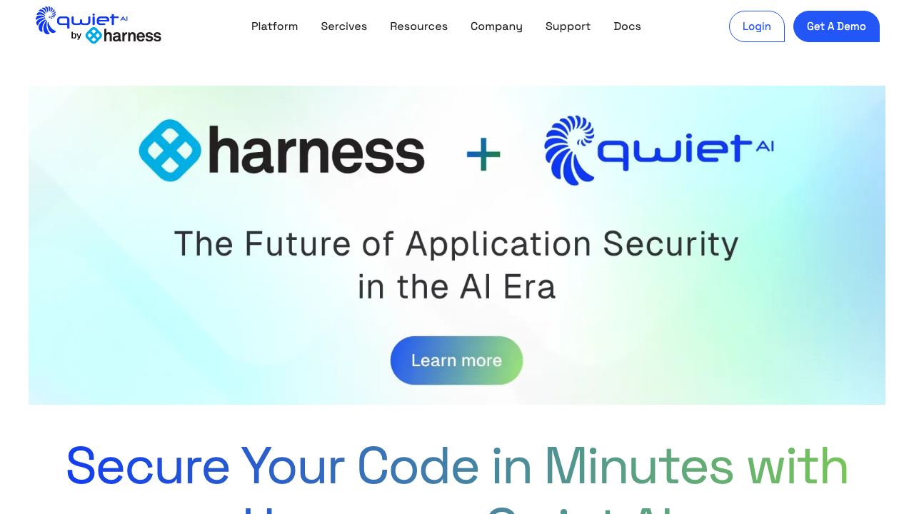 qwiet.ai website screenshot