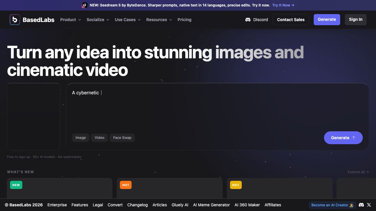 BasedLabs 网站截图