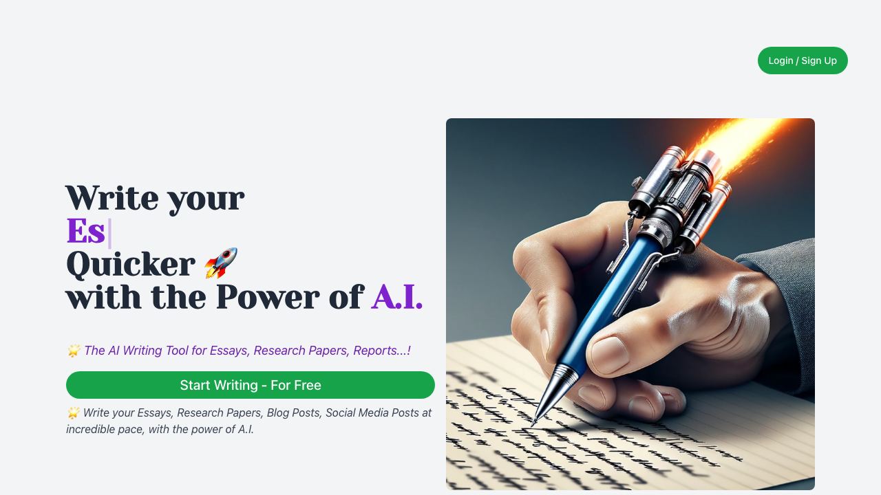 Briskwrite 网站截图
