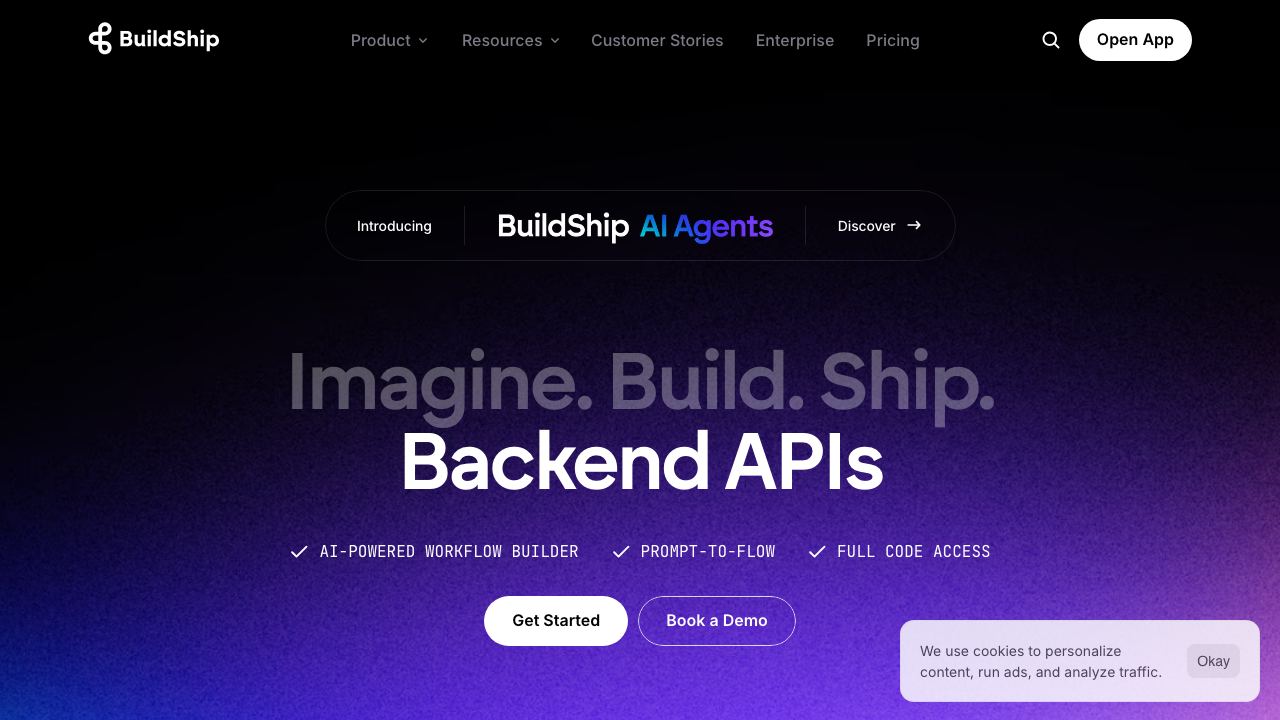 Buildship website screenshot