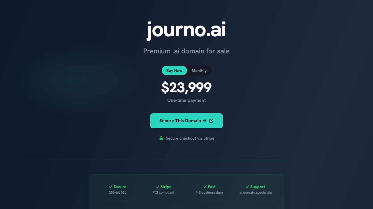 Journo AI 网站截图